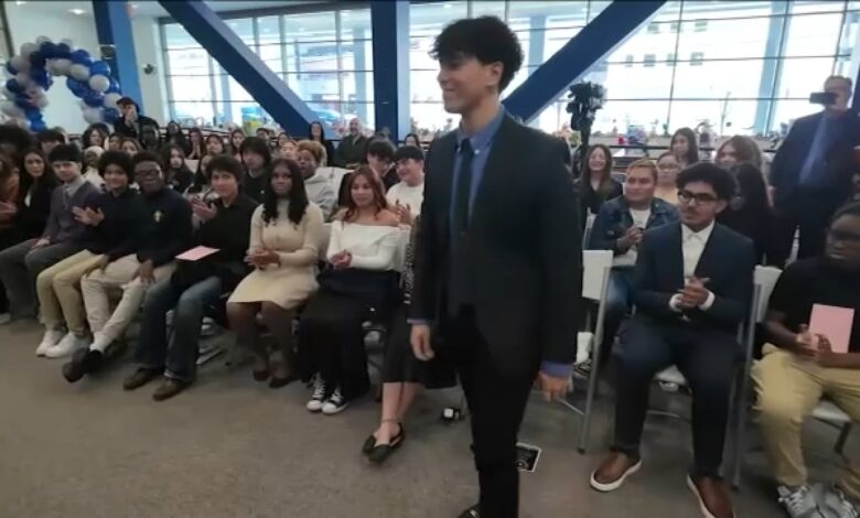 Student authors honored in Newark, New Jersey after immigration stories featured in book Student authors honored in Newark, New Jersey after immigration stories featured in book