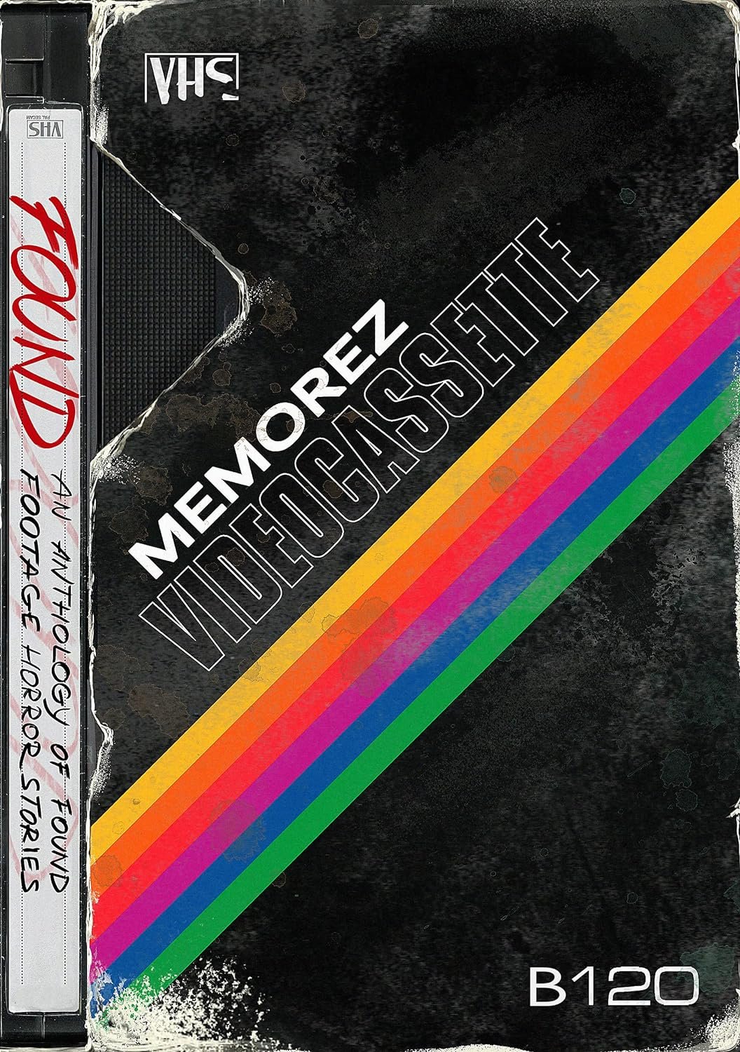 cover of found horror anthology book that looks like a vhs tape