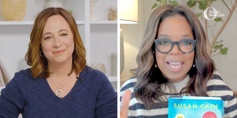 Watch Oprah and Susan Cain Discuss 99th Oprah’s Book Club Pick Watch Oprah and Susan Cain Discuss 99th Oprah’s Book Club Pick