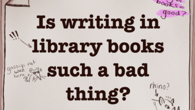 Is writing in library books such a bad thing?