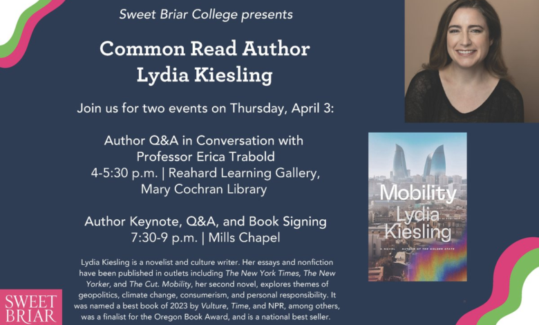 Common Read Author Lydia Kiesling Q&A Common Read Author Lydia Kiesling Q&A
