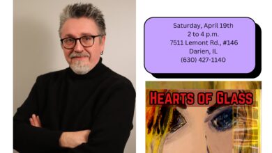 Apr 19 | Local Author Pat Green: YA Book Signing “Hearts of Glass Living in the Real World” at Frugal Muse!