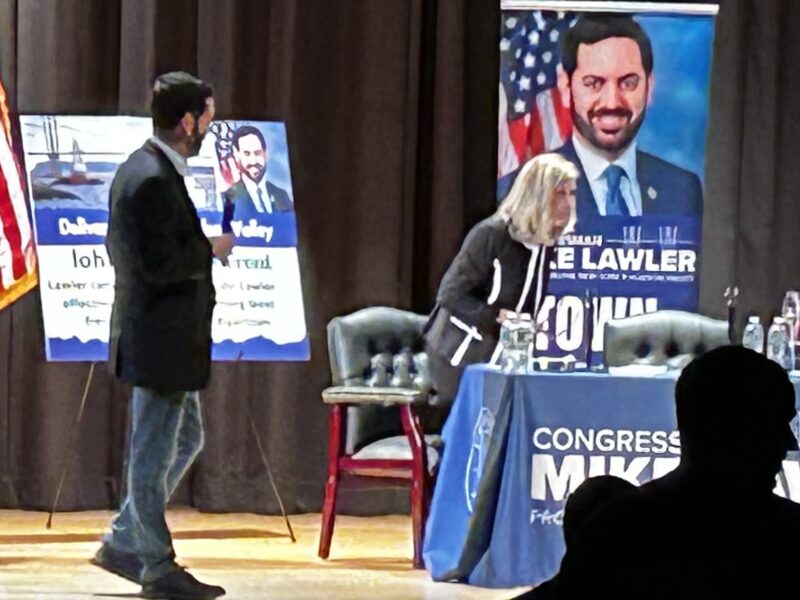 In His First In-Person Town Hall, Impatient And Unruly Voters Confront Congressman Lawler
