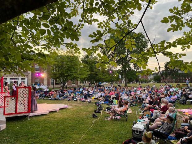 The local Capital Classics theater company doesn't just stage the Greater Hartford Shakespeare Festival every summer. It also holds a year-round book club at West Hartford Library devoted to Shakespeare's plays. (Courtesy of Capital Classics)