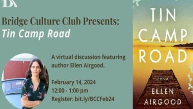 Watch Bridge Culture Club discussion of the novel ‘Tin Camp Road’