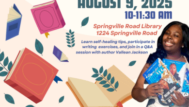 Meet Author Vallean Jackson August 9 at Springville Road Library