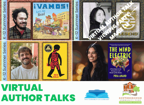 Virtual Author Talks for kids, teens, and adults Virtual Author Talks for kids, teens, and adults
