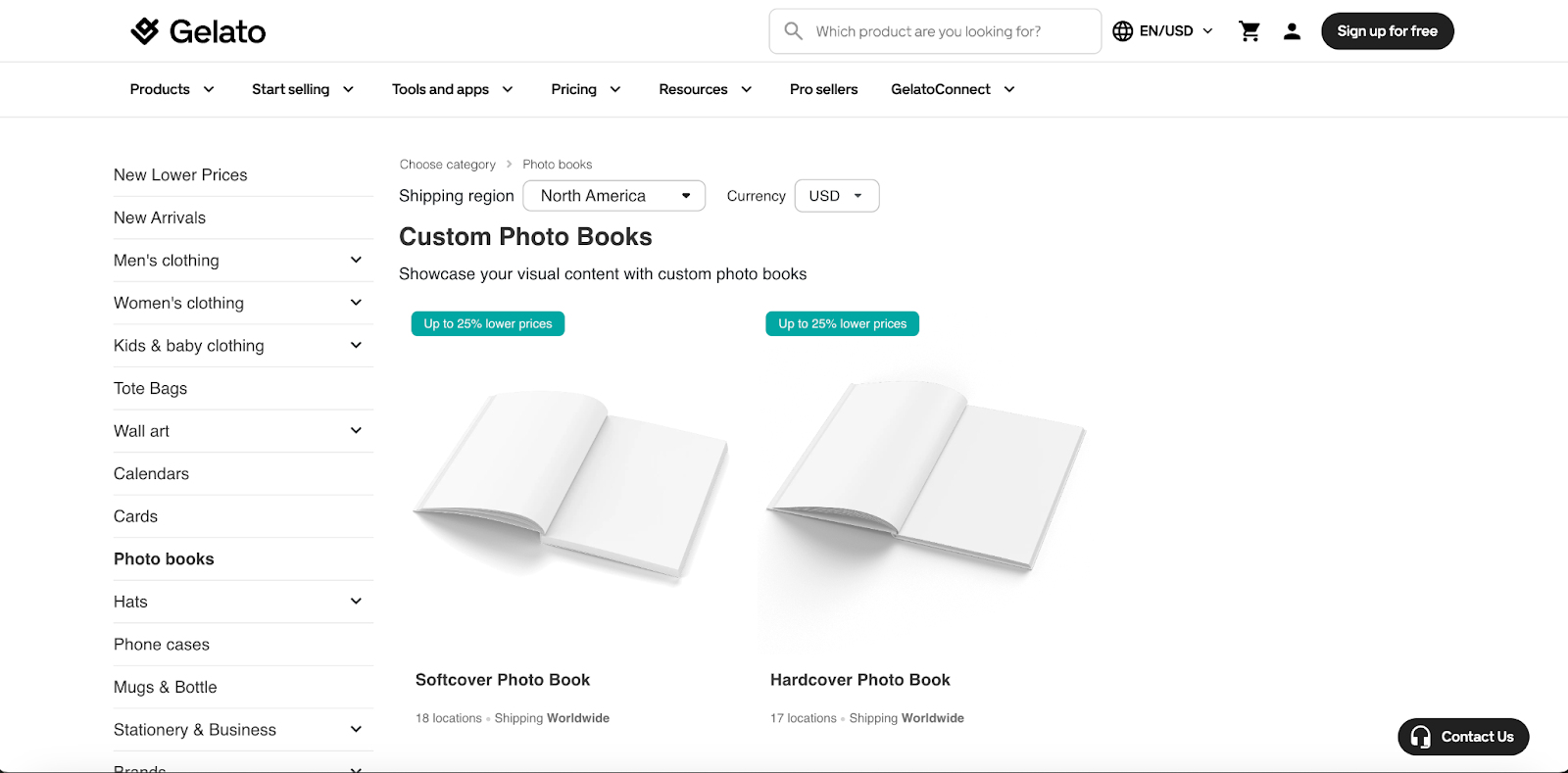 Gelato’s print on demand services include custom photo books.