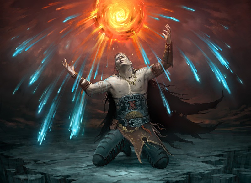 Mana Leak - Illustration by Howard Lyon