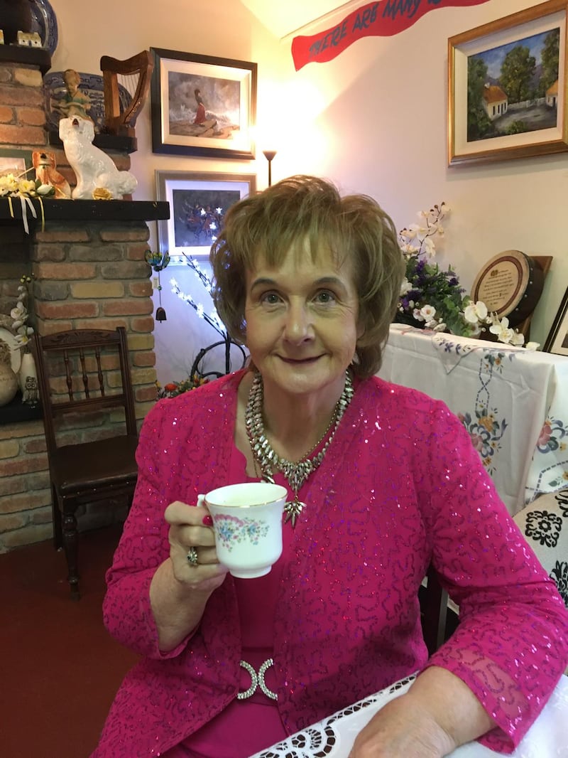Brigid Brady in Teac Mallon where there is always a cup of tea on the go