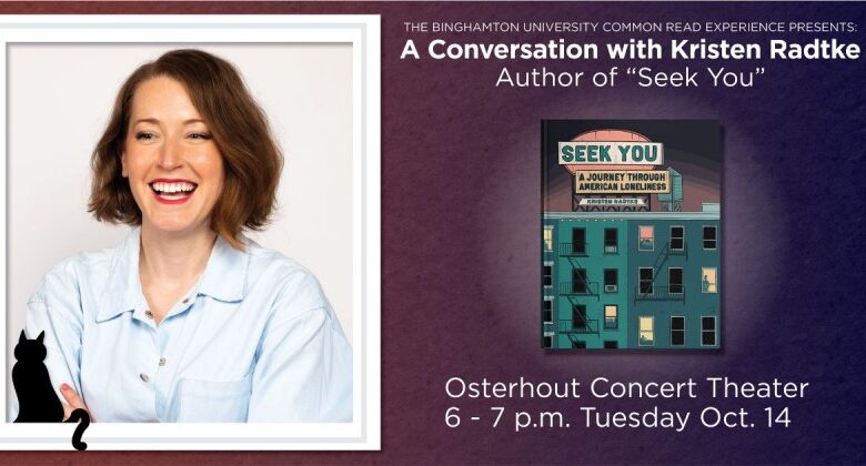 Author Kristen Radtke to bring ’Seek You’ to life at Common Read Experience Author Kristen Radtke to bring ’Seek You’ to life at Common Read Experience