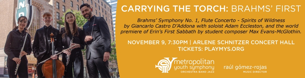 Metropolitan Youth Symphony Music Concert Arlene Schnitzer Concert Hall Portland Oregon